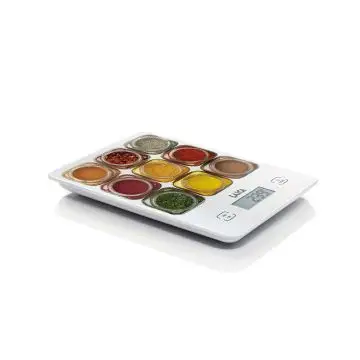 Laica KS1040 bilancia da cucina Multicolore, Bianco Superficie piana Rettangolo Bilancia da cucina elettronica , 112775