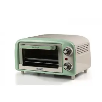 Ariete 3919 Forno Elettrico Vintage, 800W, Capacità 10L, Doppio vetro, Retrò, Verde , 160016