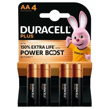 Duracell Plus Batteria monouso Stilo AA Alcalino , 161025