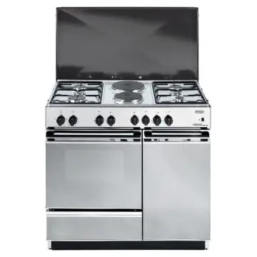 CUCINA 86X50 DE LONGHI SEX8542N EDM 4FUOCHI+2 FORNO ELETTRICO COPERCHIO INOX , 158302