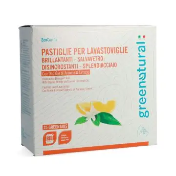 Greenatural CON023 detersivo per lavastoviglie 1 pz Compressa , 148166