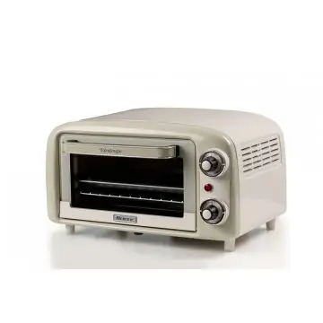 Ariete 3919 Forno Elettrico Vintage, 800W, Capacità 10L, Doppio vetro, Retrò, Beige , 160015