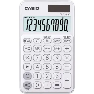 Casio SL-310UC-WE calcolatrice Tasca Calcolatrice di base Bianco , 121125