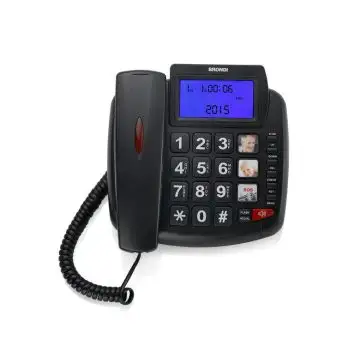 Brondi Bravo 90 Telefono analogico Identificatore di chiamata Nero , 113008