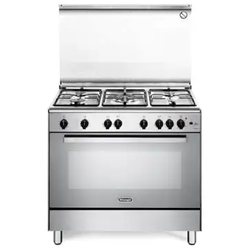 De' Longhi DGVX96SG Cucina a gas Libera installazione 90cm 5 fuochi con forno gas ventilato 115l Acciaio inox , 157739