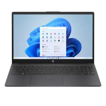 HP 15-fd0079nl Intel® N N100 Computer portatile 39,6 cm (15.6") HD 4 GB DDR4-SDRAM 128 GB UFS Wi-Fi 6E (802.11ax) Windows 11 Home in S mode Grigio , 160689