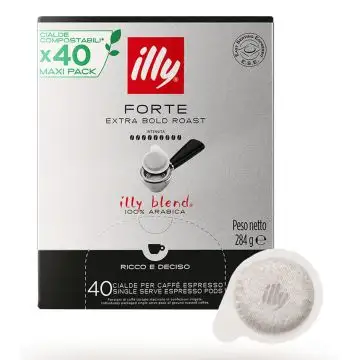 Illy Forte Cialde caffè Tostatura scura 40 pz , 153568