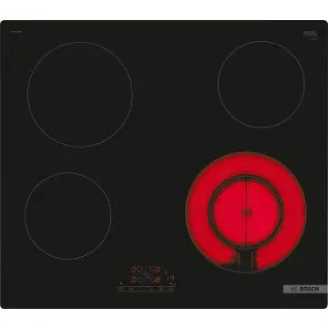 Bosch Serie 4 PKF611BB2E Piano cottura elettrico 60 cm Nero, senza profili , 156078