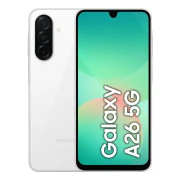 Samsung Galaxy A26 5G, Smartphone con Funzioni intelligenti, Display Super AMOLED 6.7”, 8GB RAM, 256GB, Batteria 5.000 mAh, memoria espandibile, White , 158060