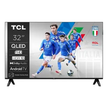 TCL S59K Serie Smart TV QLED FHD 32" 32S59K, Dolby Audio, HDR10, Android TV , 160076