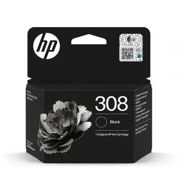 HP Cartuccia di inchiostro nero originale 308 EU , 157093
