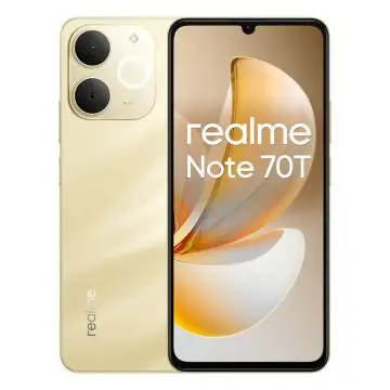 realme Note Smartphone 70T 17,1 cm (6.74") Doppia SIM Android 15 4G USB tipo-C 4 GB 256 GB 6000 mAh Oro , 161427