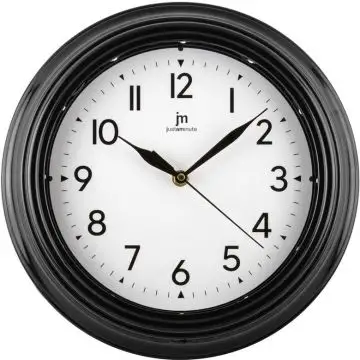 Lowell Justaminute 00884 orologio da parete e da tavolo Orologio al quarzo Rotondo Nero, Bianco , 134629
