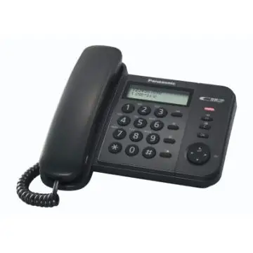 Panasonic KX-TS560EX1B telefono Identificatore di chiamata Nero , 22231