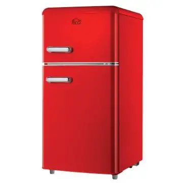 DCG Eltronic MF100RCDP frigorifero con congelatore Libera installazione 100 L Rosso , 154211