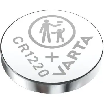Varta LITHIUM Coin CR1220 (Batteria a bottone, 3V) Blister da 1 , 140679