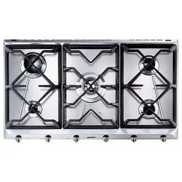 Smeg Universal SRV596GH5 piano cottura Acciaio inossidabile Da incasso Gas 5 Fornello(i) , 39310
