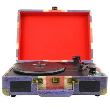 New Majestic TT-43 BT/USB/SD/AX Giradischi con trasmissione a cinghia Blu, Rosso, Bianco , 116614