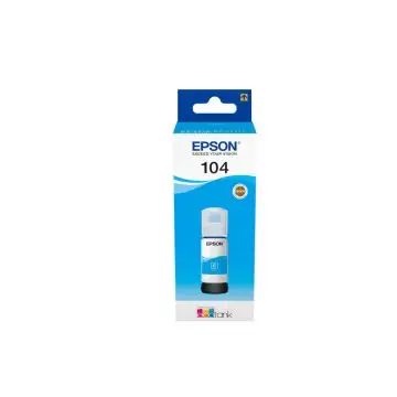 Epson 104 EcoTank Cyan ink bottle , 130585