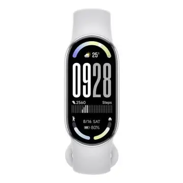 Xiaomi Band 10 AMOLED Braccialetto per rilevamento di attività 4,37 cm (1.72") Argento , 160447