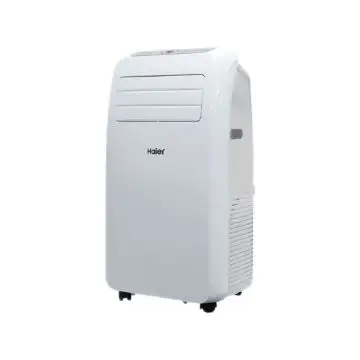 HAIER AM09AA1TAA Condizionatore Portatile 9000 Btu/h con Telecomando e Funzione Timer Bianco , 141166