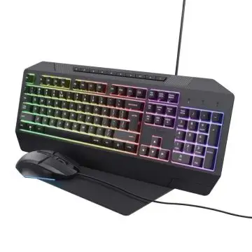 Trust GXT 791 tastiera Mouse incluso Giocare USB QWERTY Italiano Nero , 156080