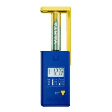 Varta LCD Battery Tester tester per batterie Blu, Giallo , 155184