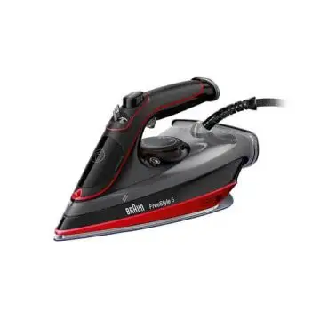 Braun SI 5057 RD Ferro a vapore Ceramica 2700 W Nero, Rosso , 147145