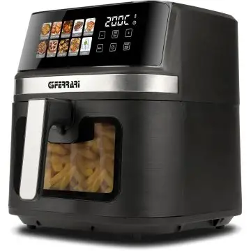 G3 Ferarri G10212 Friggisano Friggitrice ad Aria 8 Litri, 1700 W, Display digitale a colori, 10 programmi, Temperatura 80-200°C, BPA/PFOA Safe, Timer 60 min, Ricettario incluso , 160466