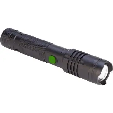 Poly Pool PP3154 Torcia Led Portatile 10W ALU1000 Ricaricabile Usb-c e Power Bank Luce D'Emergenza o Lavoro in Alluminio Portata 240m con Luce Regolabile  , 154536