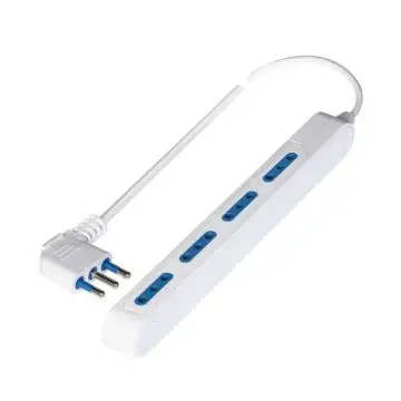Poly Pool PP2520 prolunghe e multiple 1,5 m 4 presa(e) AC Interno Blu, Bianco , 109085