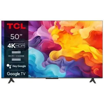 TCL 50P655 Televisione Smart TV 50 Pollici Led 4K Ultra Hd Serie P65 Dolby Audio Google TV , 155914