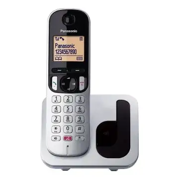 Panasonic KX-TGC250JTS telefono Telefono DECT Identificatore di chiamata Nero, Argento , 153895
