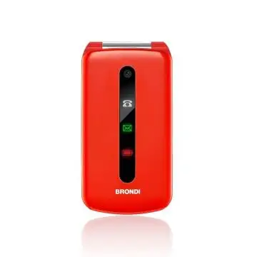 Brondi President 7,62 cm (3") 130 g Rosso Telefono cellulare basico , 122332