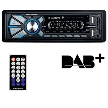 New Majestic DAB-442 BT Ricevitore multimediale per auto Nero 180 W Bluetooth , 121203