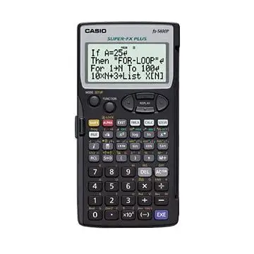 Casio FX-5800P calcolatrice Tasca Calcolatrice scientifica Nero , 152010