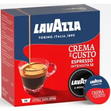 Lavazza Crema e Gusto Capsule caffè Tostatura media 36 pz , 141844
