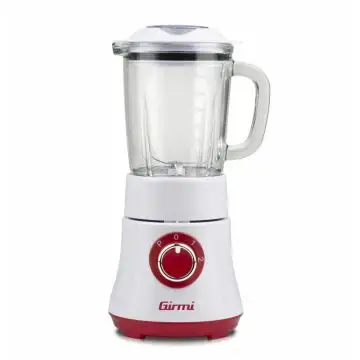 Girmi FR23 0,6 L Frullatore da tavolo 300 W Rosso, Trasparente, Bianco , 121887