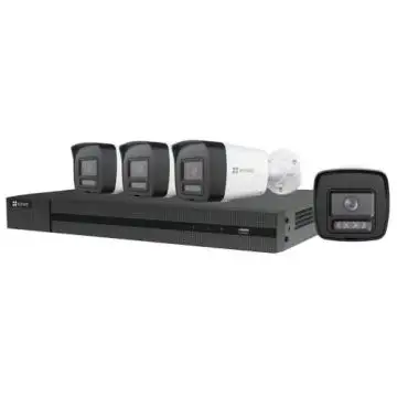 Ezviz KIT VIDEOSORVEGLIANZA CS-BW3844 SMART HOME SECURITY - 1 NVR X5S 8CH + 4 TELECAMERE H3C 2K 6941545636078 , 160558