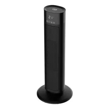 Argoclima TECH TOWER Interno Nero 2000 W Riscaldatore ambiente elettrico con ventilatore , 161515
