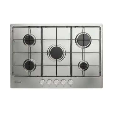 Indesit THP 752 IX/I 1 piano gas inox 75cm 5 fuochi griglie smaltate , 160143