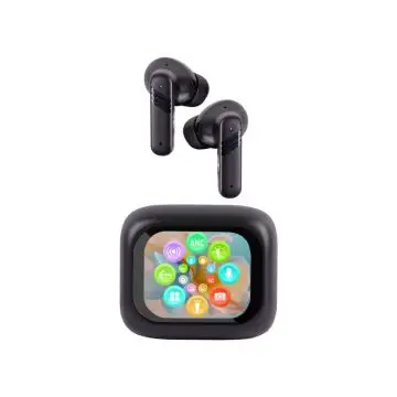 Trevi Cuffie con Traduzione Simultanea AI e Display Touch Screen EAR 100 AID Nero , 161193