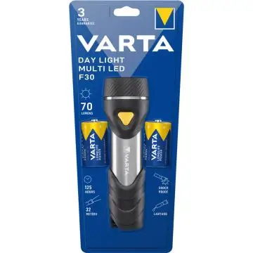 Varta Day Light Multi LED F30 with 2D Batt. , 129248