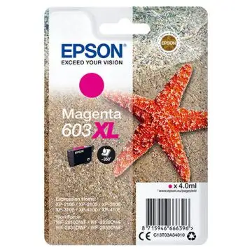 Epson Singlepack Magenta 603XL Ink , 127143