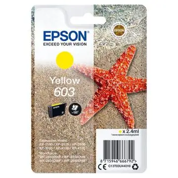 Epson Singlepack Yellow 603 Ink , 127136
