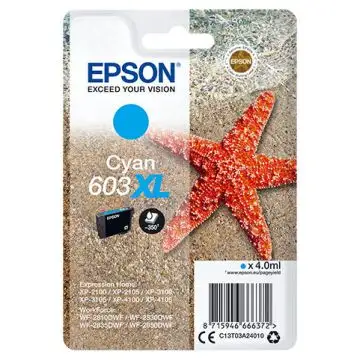Epson Singlepack Cyan 603XL Ink , 127142