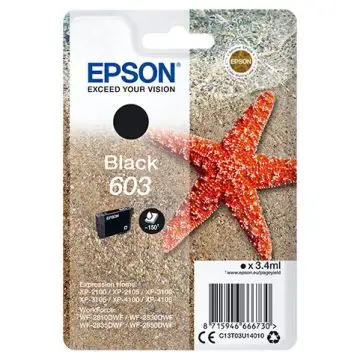 Epson Singlepack Black 603 Ink , 127133
