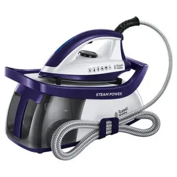 Russell Hobbs 24440-56 ferro da stiro a caldaia 2600 W 1,3 L Piastra in Ceramica Viola, Bianco , 154048