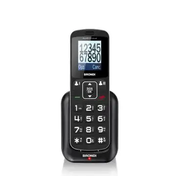 Brondi Amico Home 4,5 cm (1.77") 90 g Nero Telefono di livello base , 127002