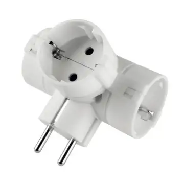 Poly Pool PP2350 adattatore per presa di corrente Tipo C (Europlug) Bianco , 125714